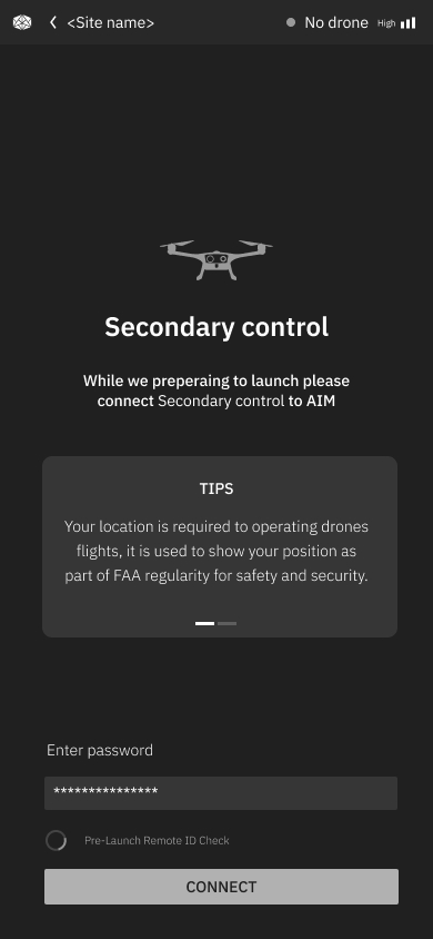 Pre-launch Remote ID check